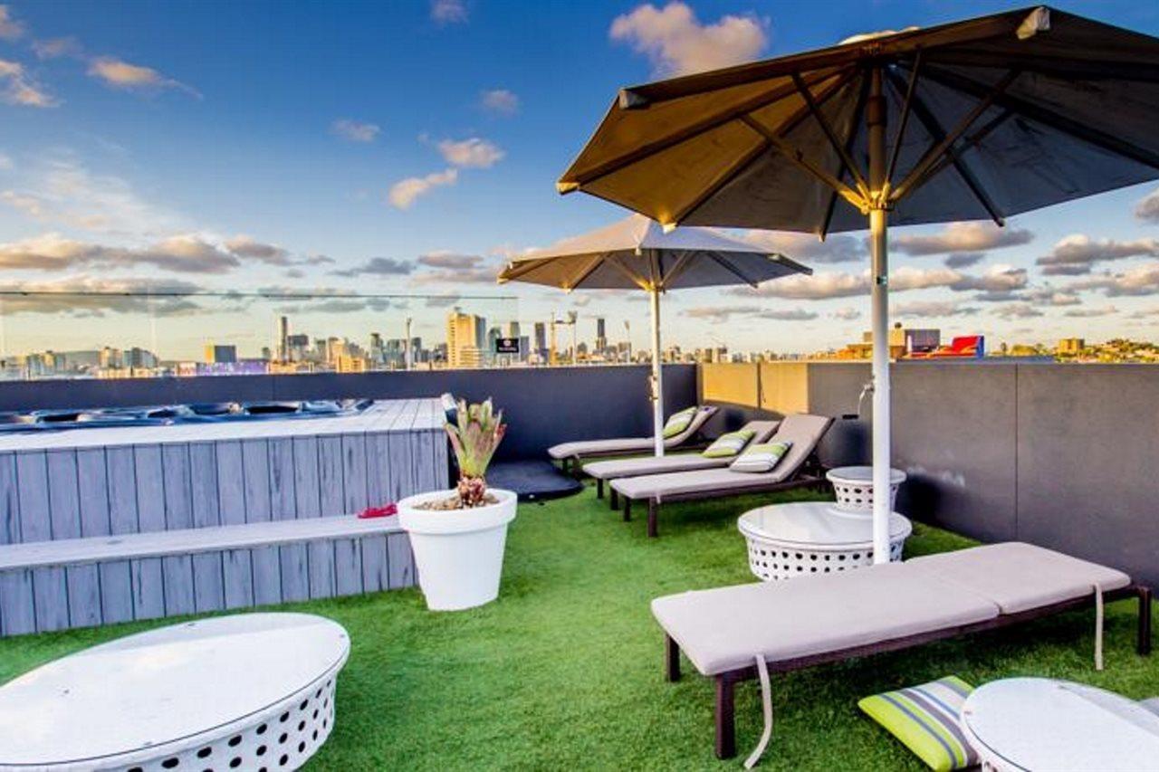 이스트우드 아파트 브리즈번 외부 사진 Rooftop pool at the Hotel